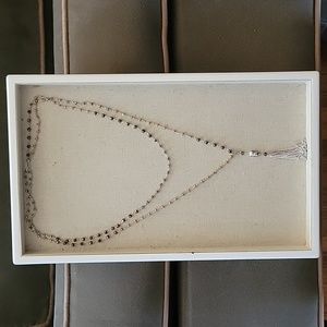 Stella & Dot beaded necklace with tassel